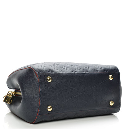 Louis Vuitton Empreinte Montaigne MM Marine Rouge 4 of 7