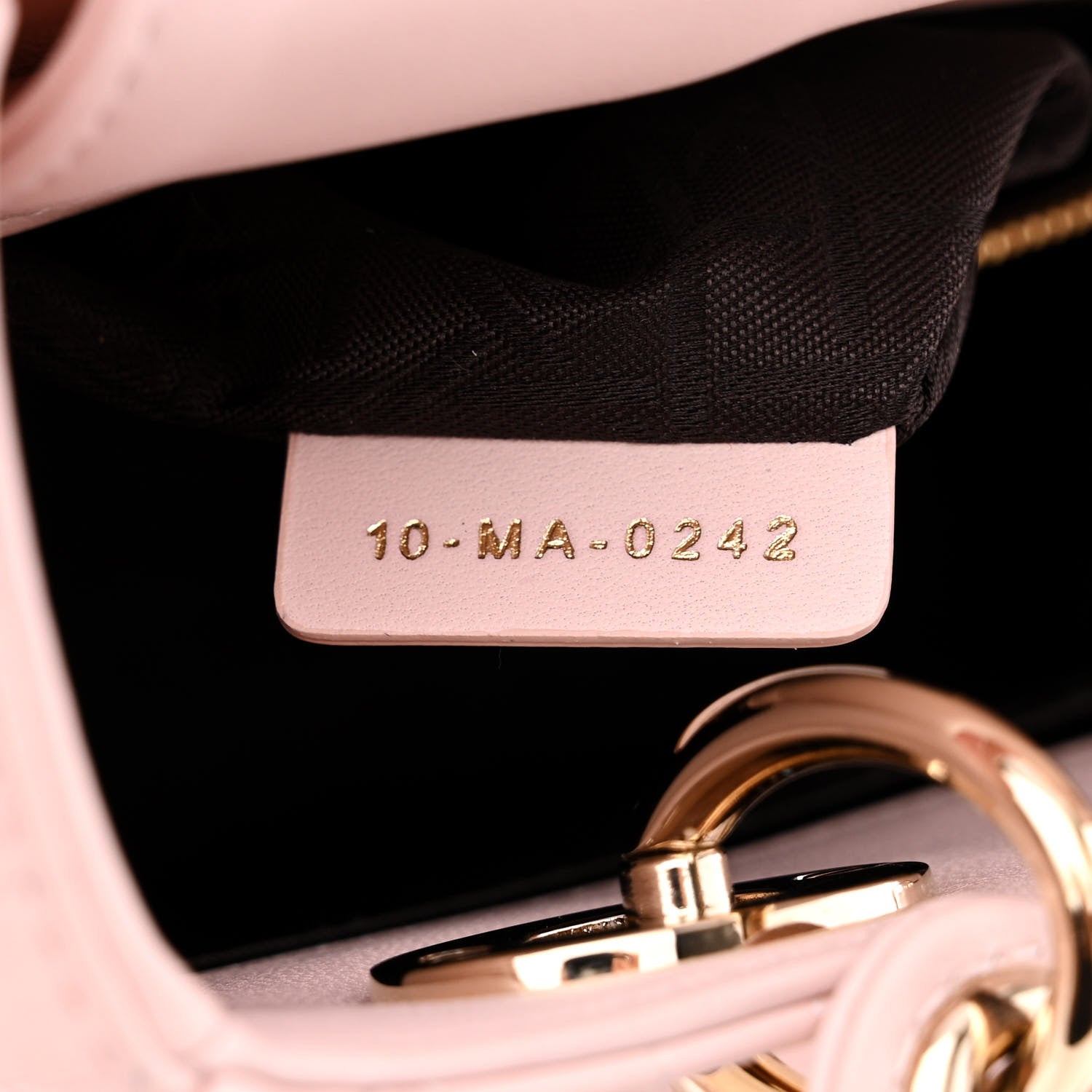 Christian Dior Lambskin Cannage Small My ABCDior Lady Dior Powder Pink 7 of 16