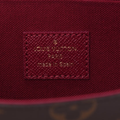Louis Vuitton Monogram Pochette Felicie Chain Wallet Fuchsia 8 of 12