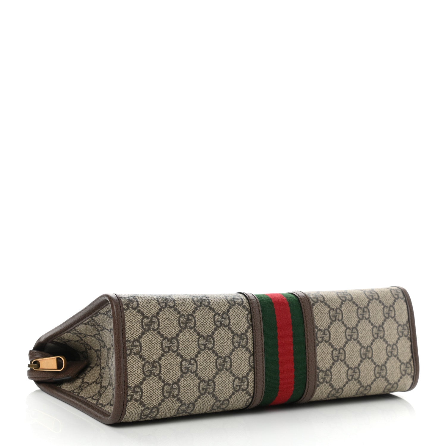 Gucci GG Supreme Monogram Web Ophidia GG Toiletry Case Beige New Acero 4 of 7