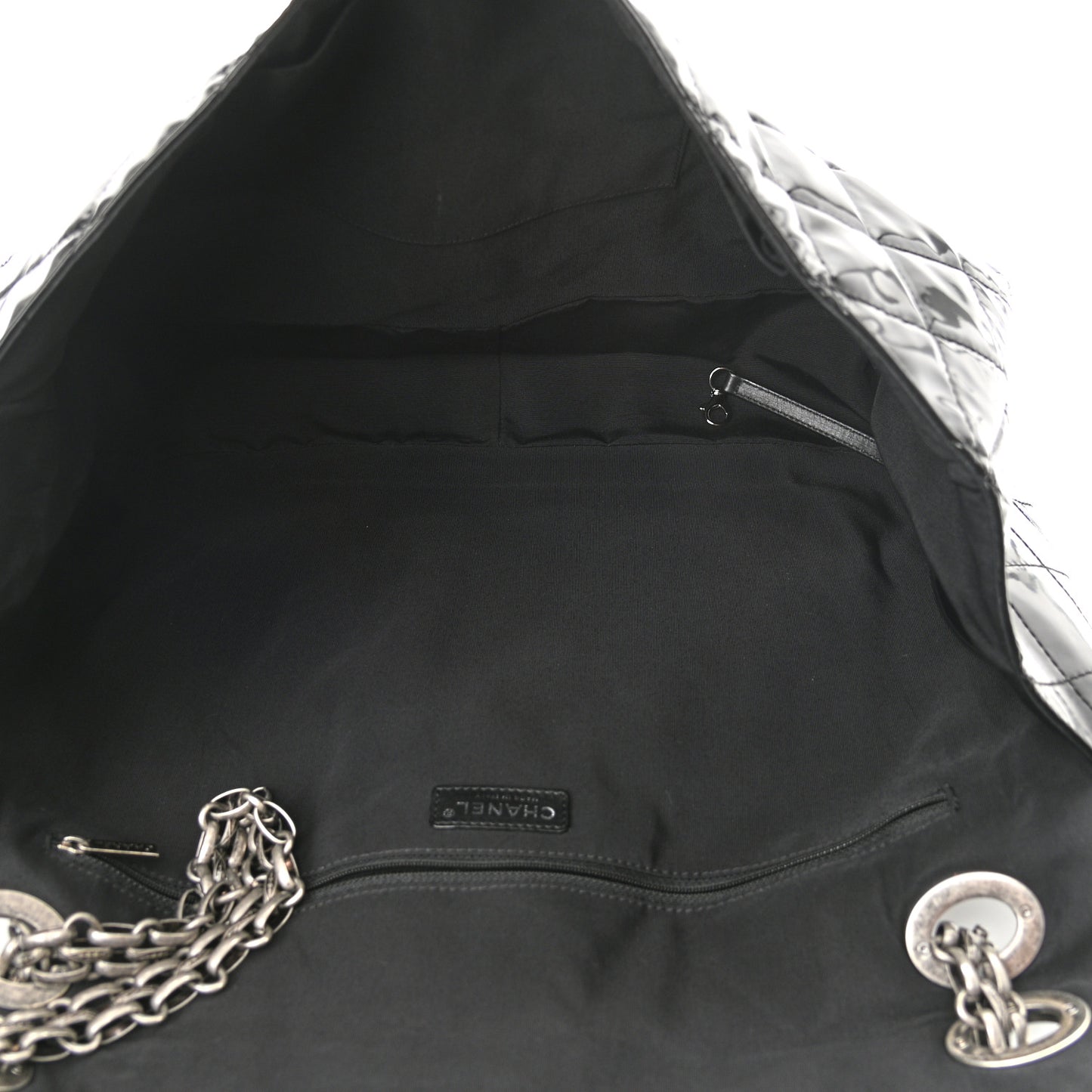 Vinyl Quilted XXL Reissue Flap Black