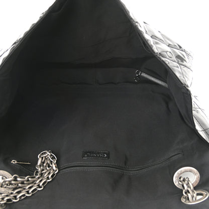 Chanel Vinyl Quilted XXL Reissue Flap Black 4 of 9