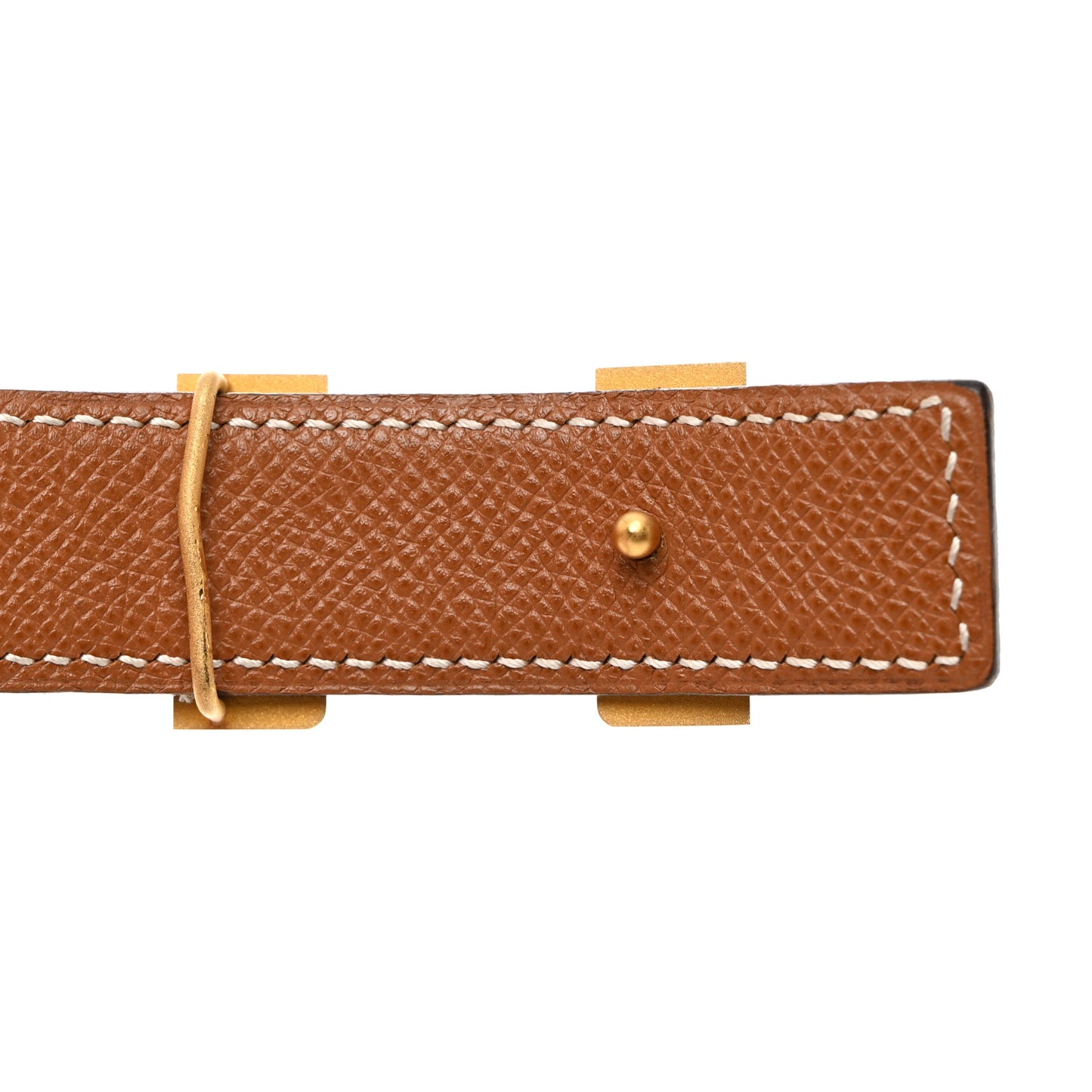 Box Courchevel 32mm Constance H Belt 75 75 30 Black Gold