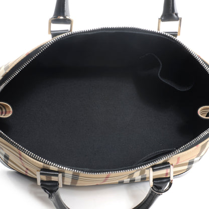 Burberry House Check Large Bowler Tote Black 5 of 11