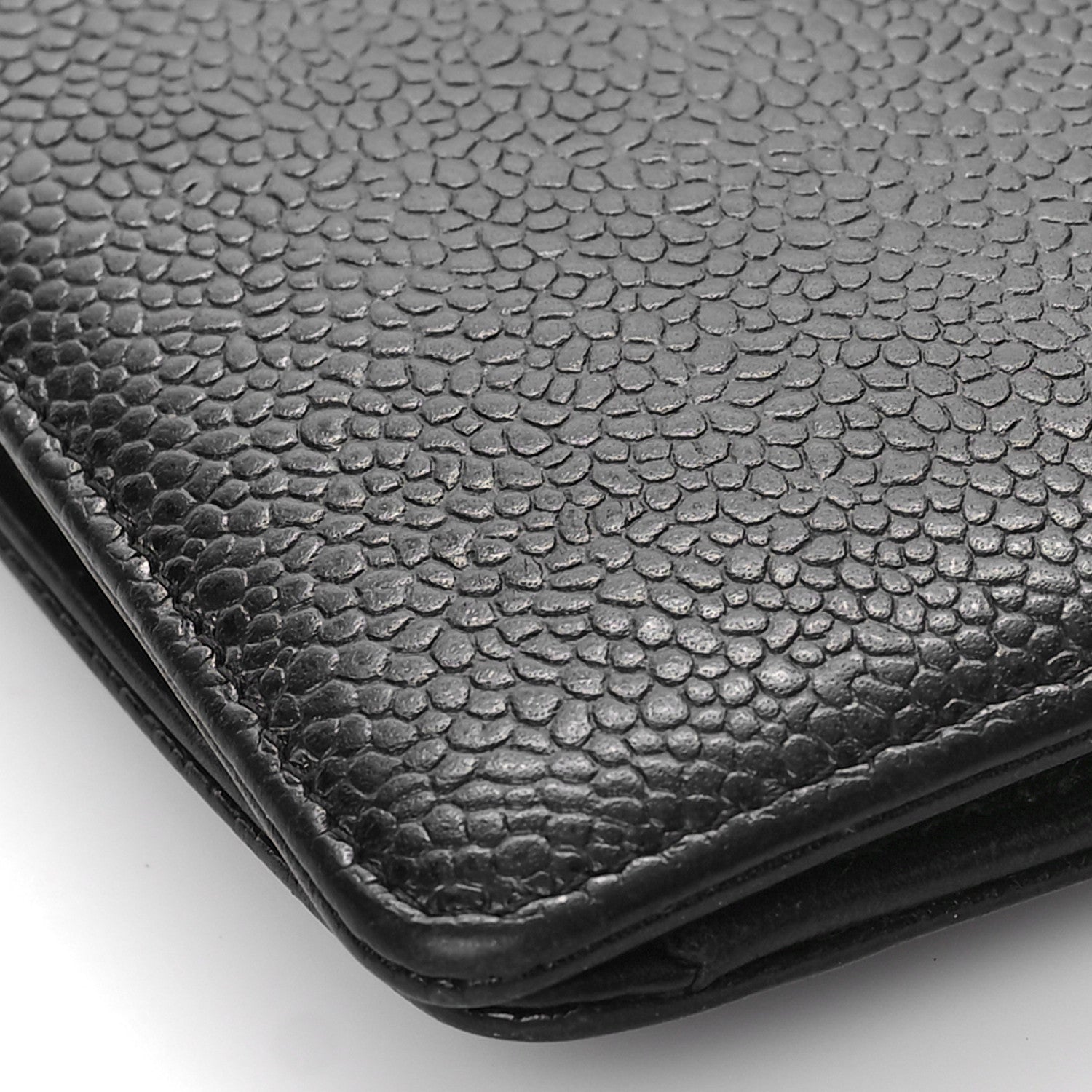 Chanel Caviar Timeless CC Yen Wallet Black 8 of 10