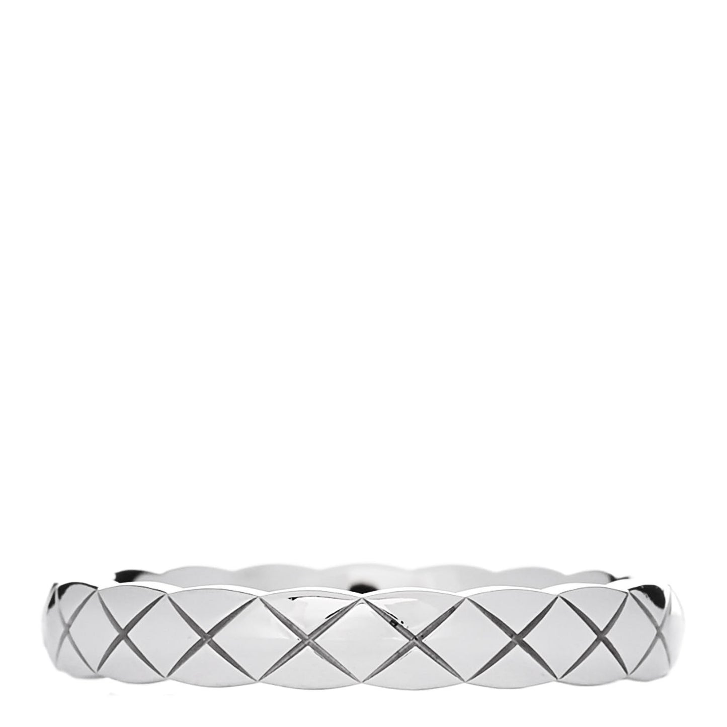 18K White Gold Mini Coco Crush Ring 55 7.25