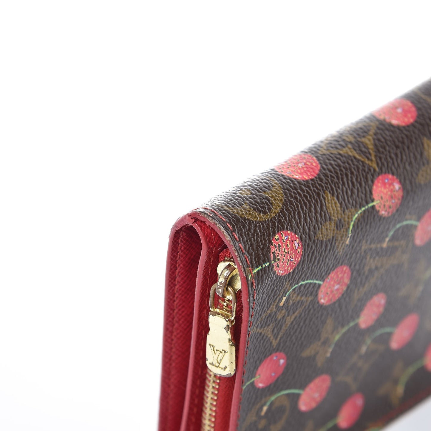 Monogram Cerises Compact Zippe Wallet