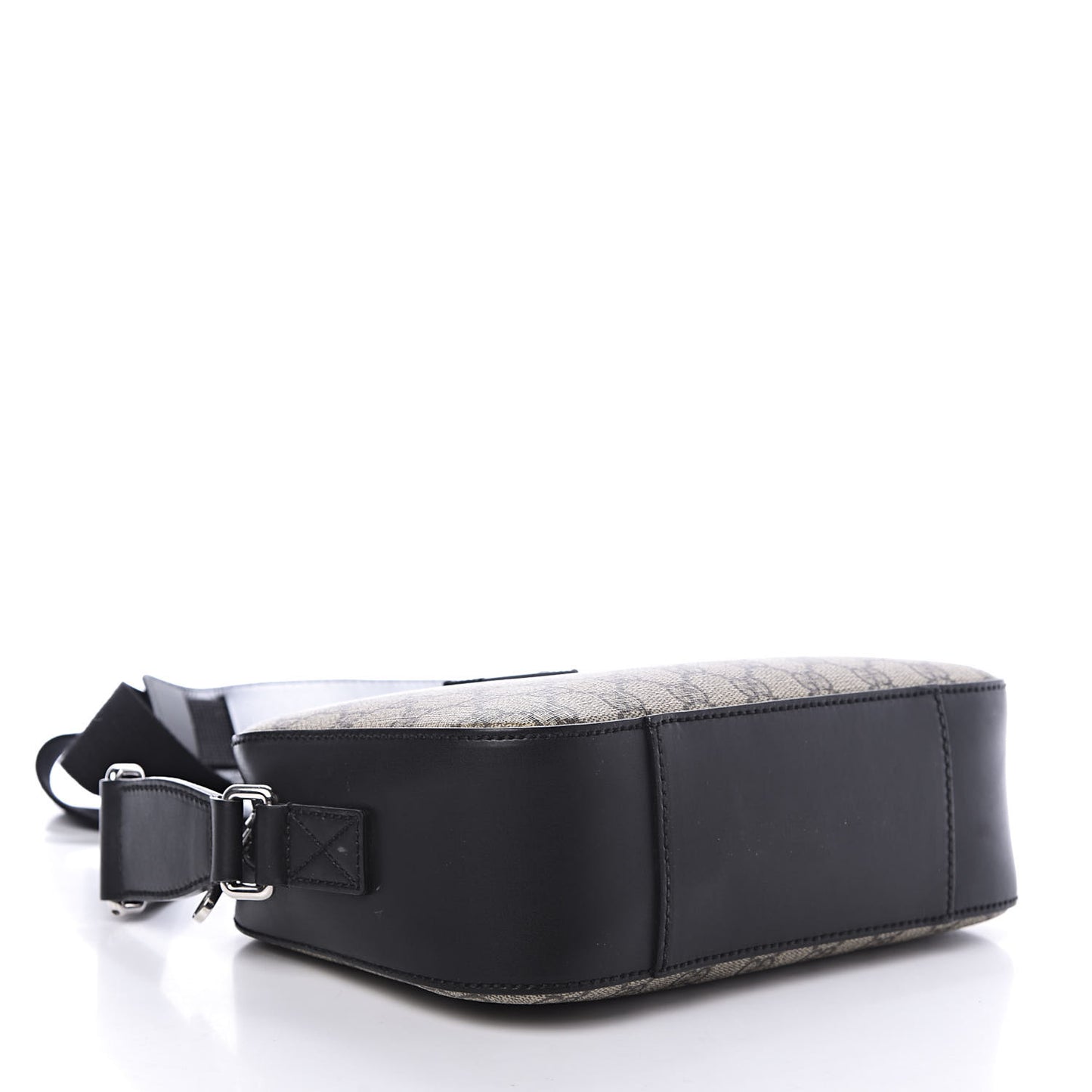 GG Supreme Monogram Camera Bag Beige Black