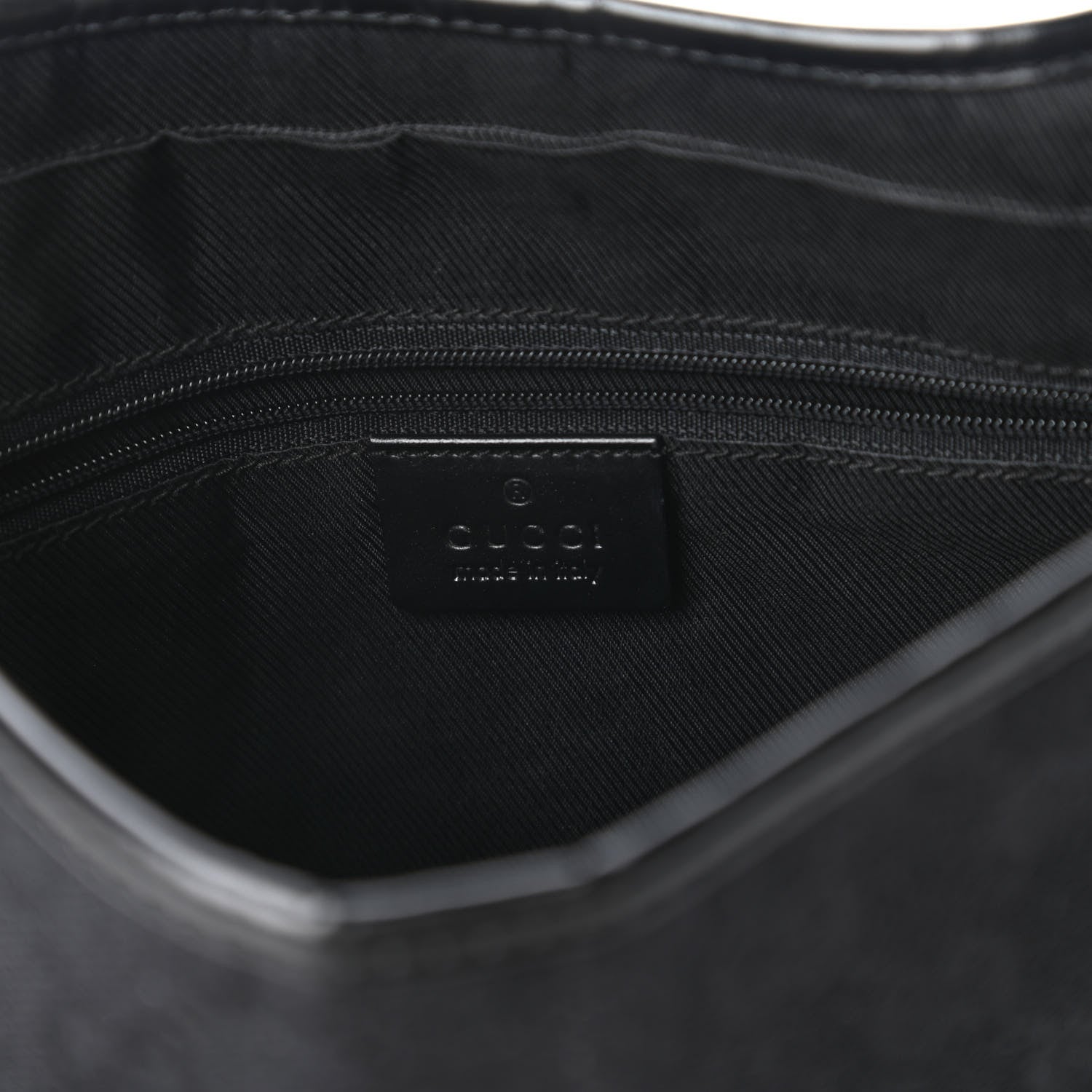 Gucci Monogram Small Jackie O Hobo Black 8 of 10