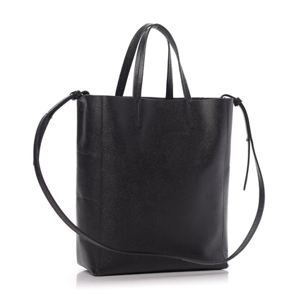 Celine Grained Calfskin Small Vertical Cabas Black 3 of 8