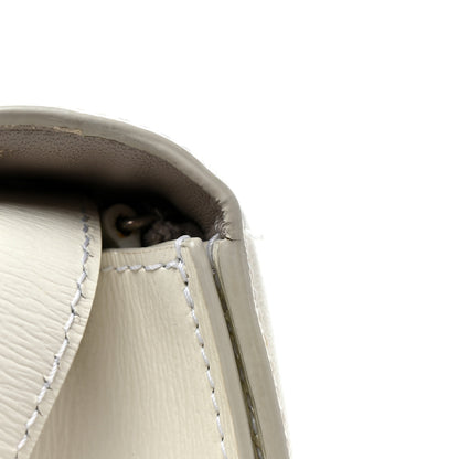 Celine Liege Calfskin Medium Classic Box Flap Bag White 11 of 11