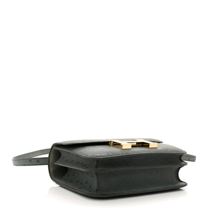 Hermes Ostrich Constance 18 Vert Amande 5 of 12