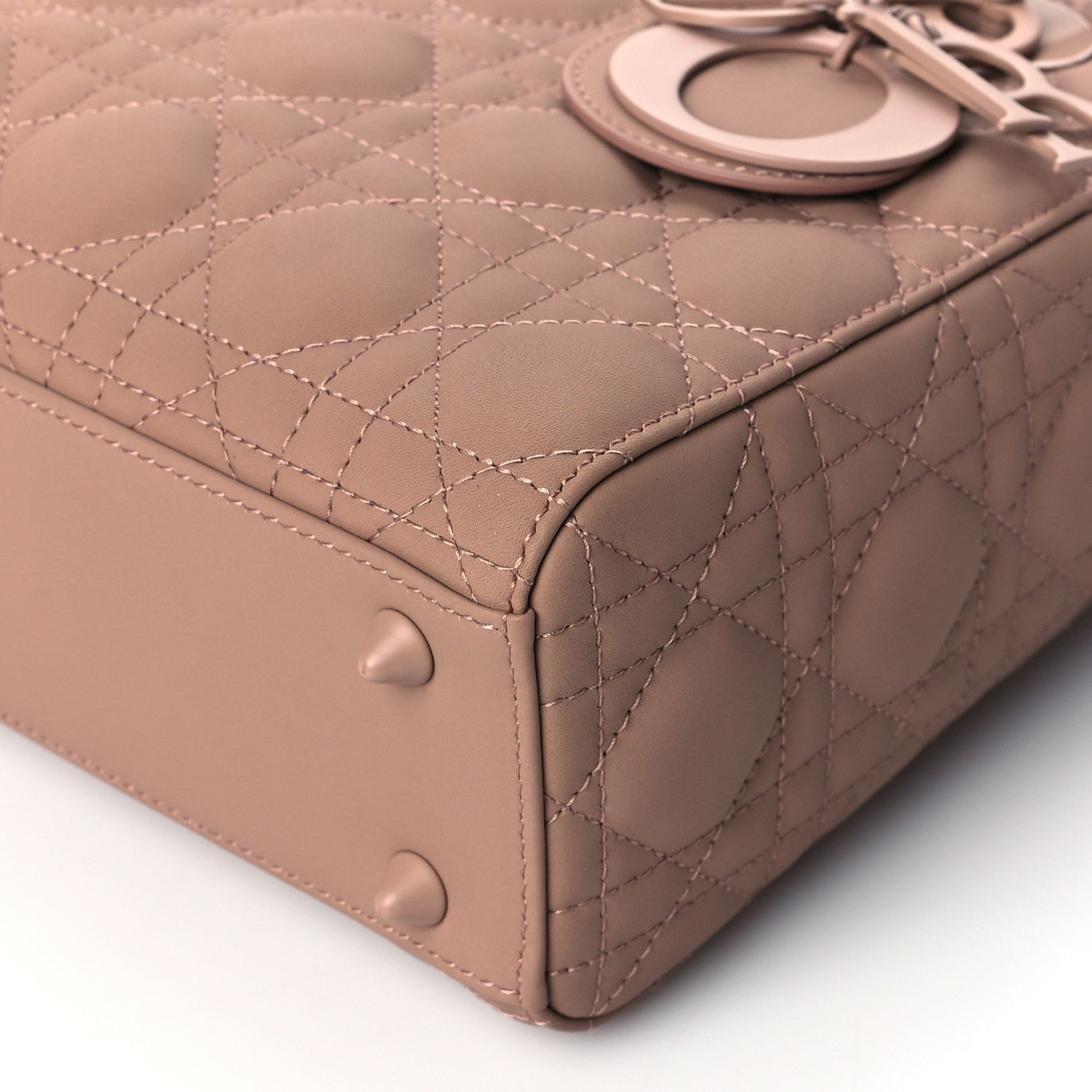 Christian Dior Ultra Matte Calfskin Cannage Small My ABCDior Lady Dior Beige 9 of 9