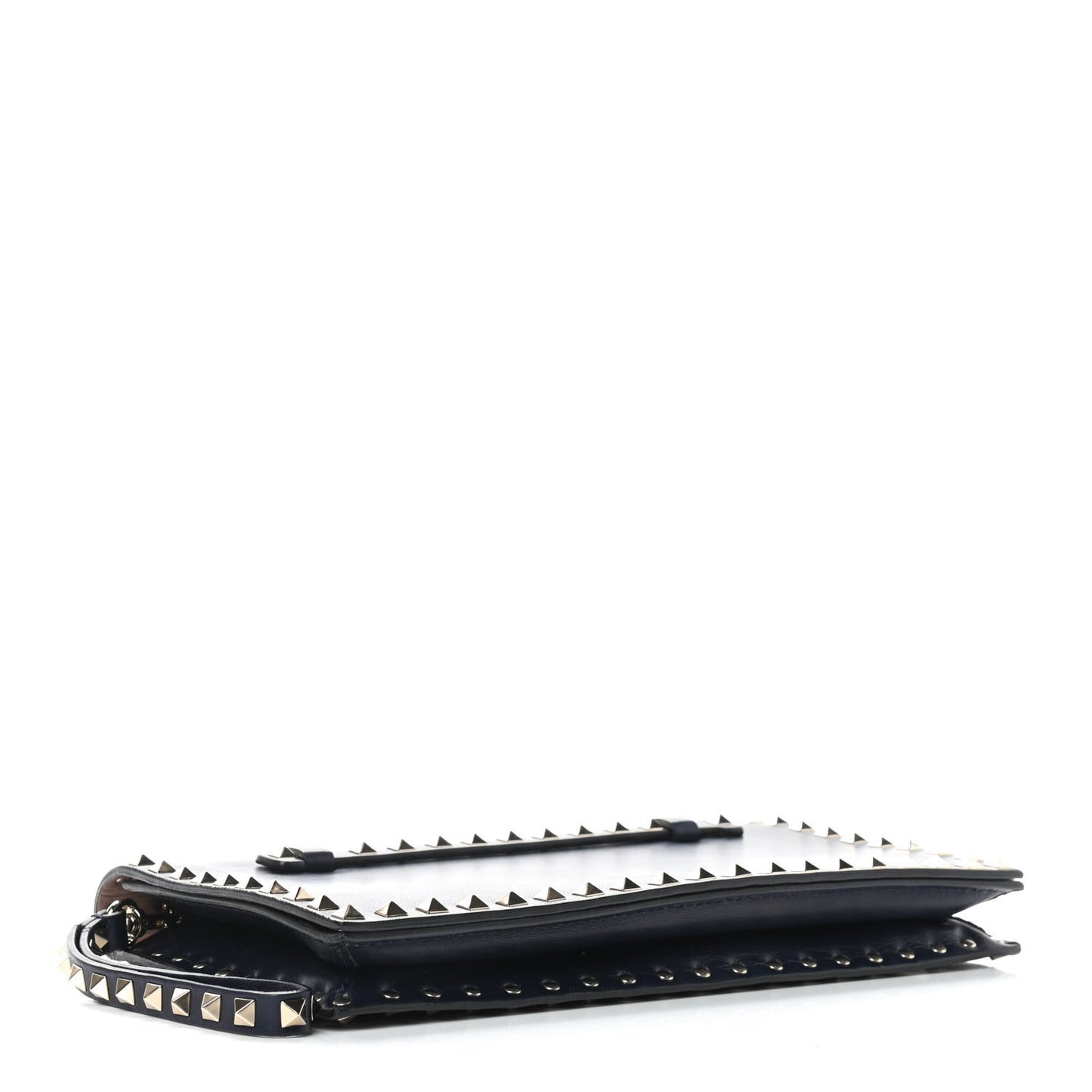 Nappa Rockstud Wristlet Clutch Marine