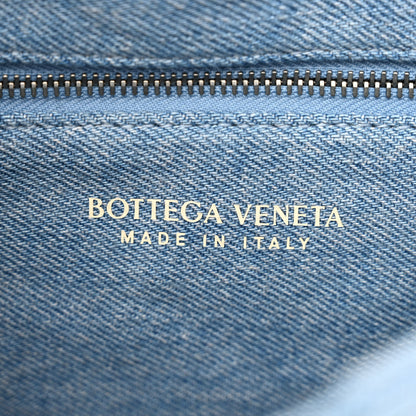 Bottega Veneta Denim Maxi Intrecciato Cassette Crossbody Bag Blue 6 of 10