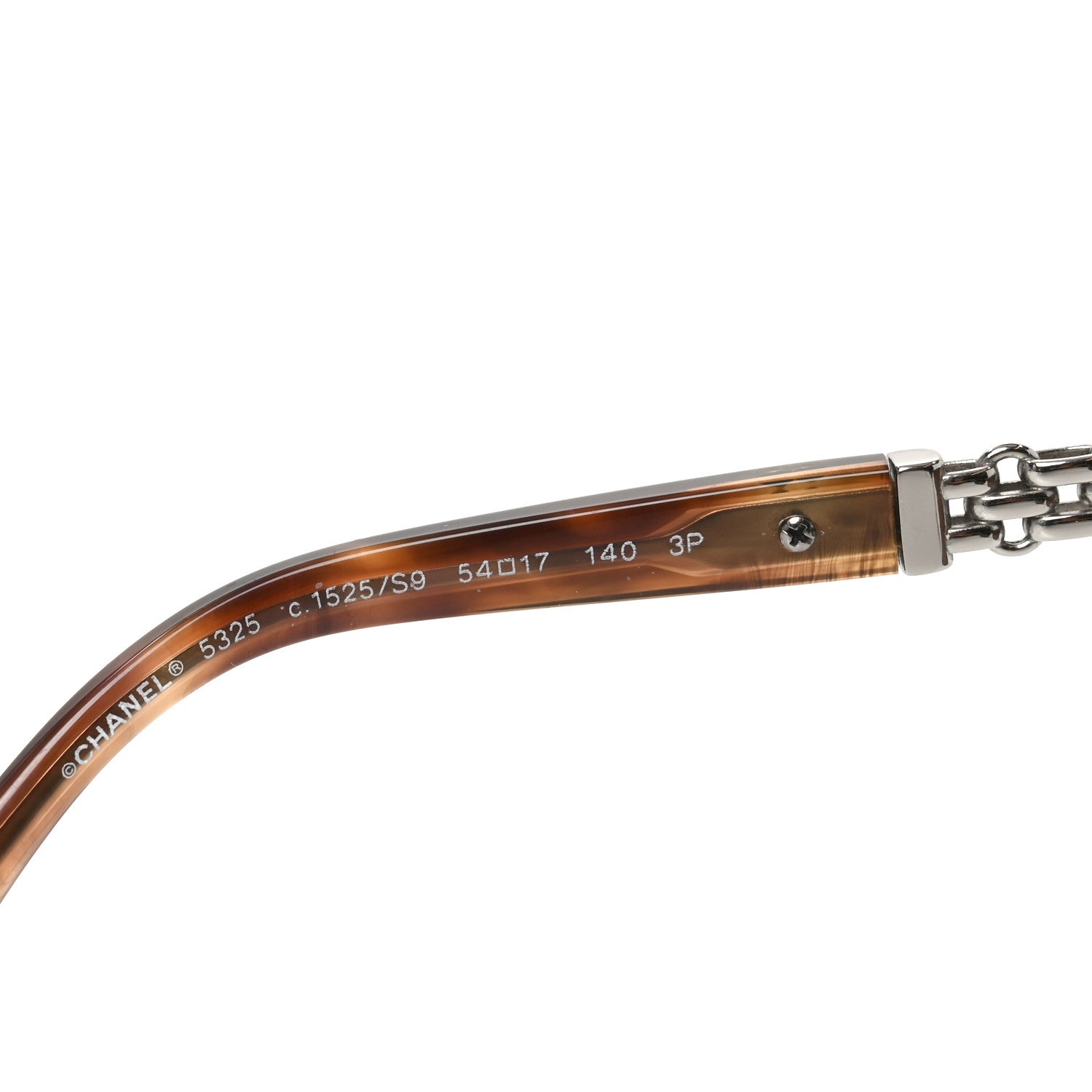 Chanel Polarized Square Chain PSunglasses 5325 Tortoise 5 of 7
