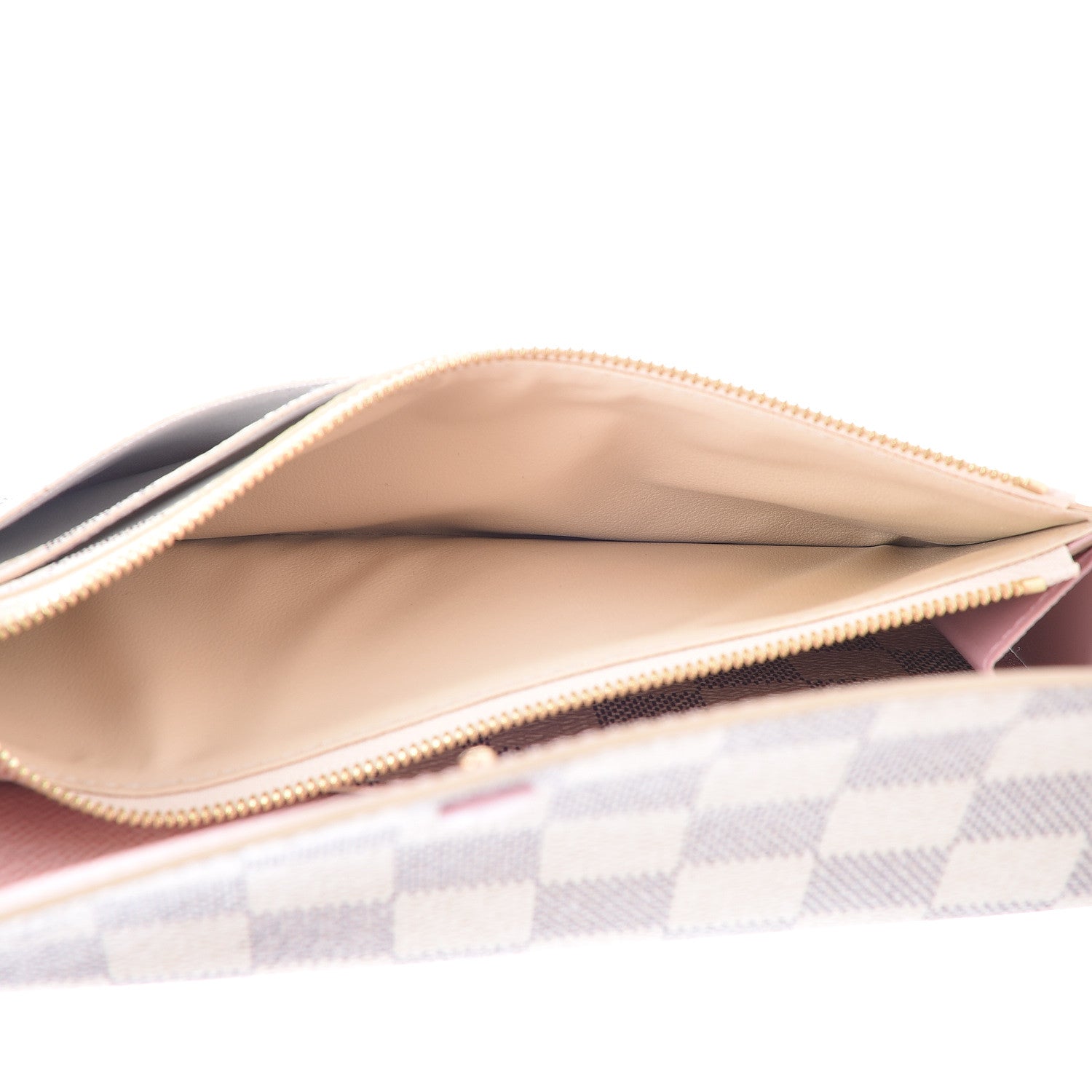 Louis Vuitton Damier Azur Emilie Wallet Rose Ballerine 6 of 12