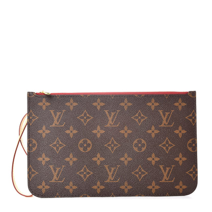 Louis Vuitton Monogram Neverfull MM GM Pochette Cherry 1 of 8