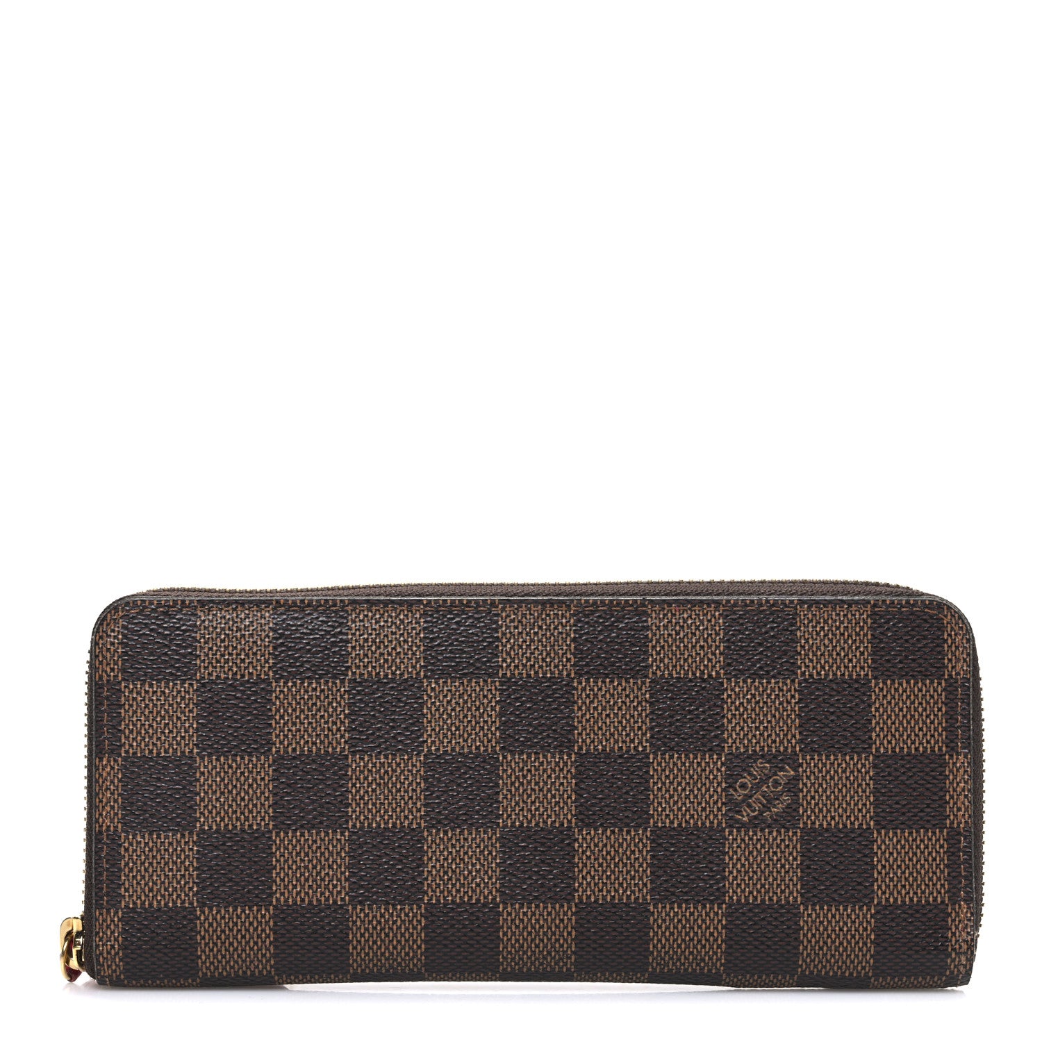 Louis Vuitton Damier Ebene Clemence Wallet Cherry 1 of 7