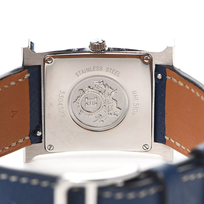 Hermes Stainless Steel Epsom 26mm Heure H Hour Quartz Watch Malta 4 of 5