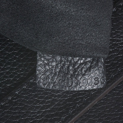 Celine Drummed Calfskin Mini Luggage Black 9 of 9