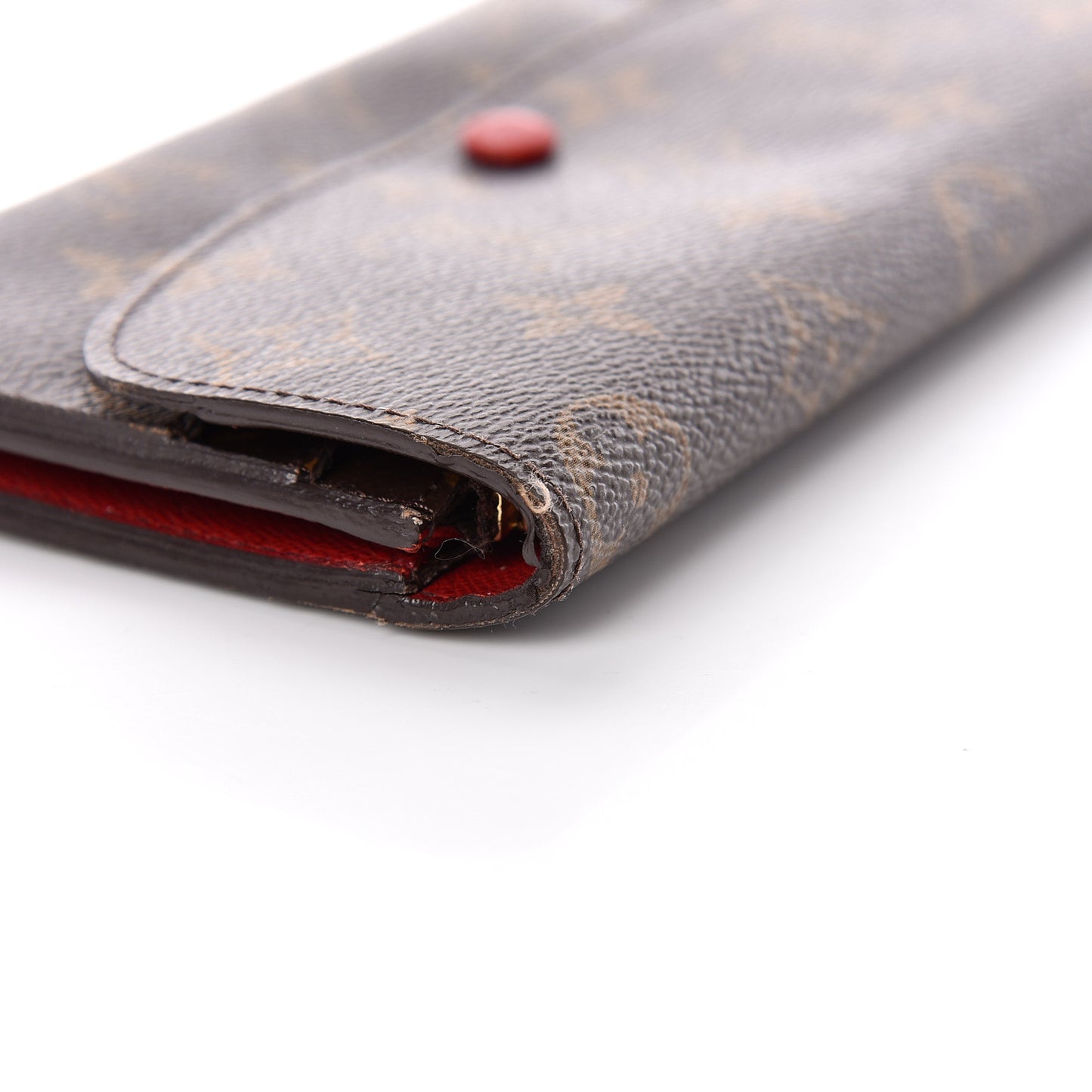 Monogram Emilie Wallet Red