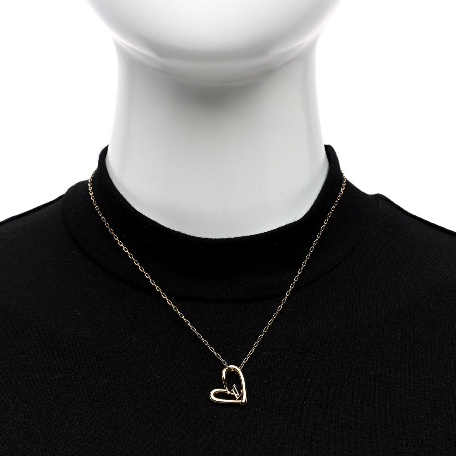 Louis Vuitton Metal Fall In Love Necklace 2 of 4