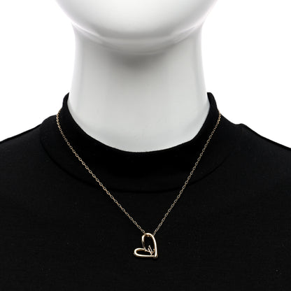 Louis Vuitton Metal Fall In Love Necklace 2 of 4