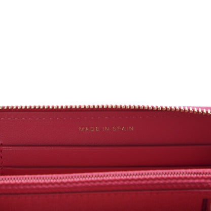Chanel Shiny Goatskin Quilted 19 Zipped Wallet Pink 9 of 11