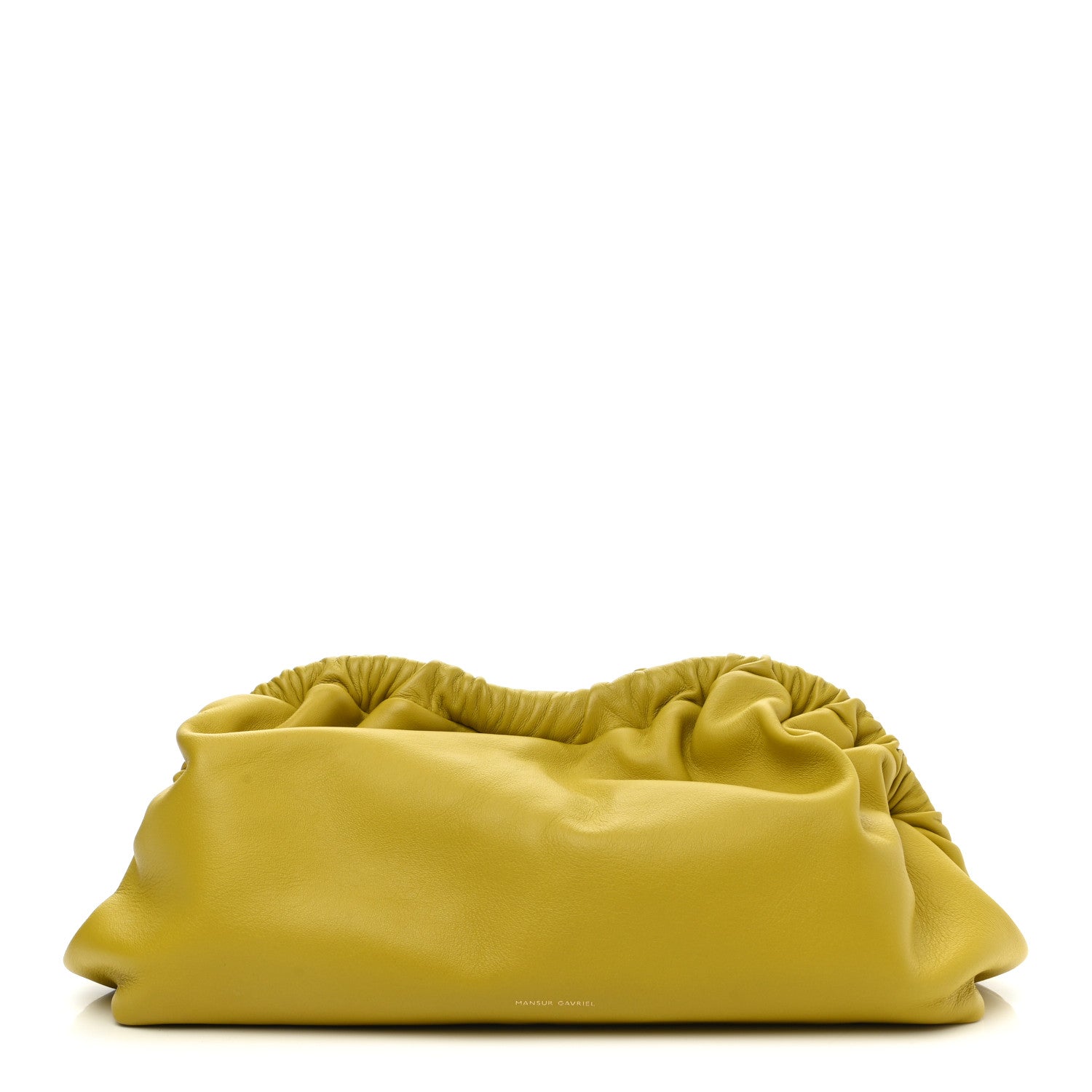 Mansur Gavriel Lambskin Cloud Clutch Pomelo 1 of 8