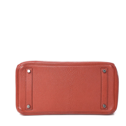 Hermes Chevre Mangalore HAC Birkin 32 Coq de Roche 6 of 33