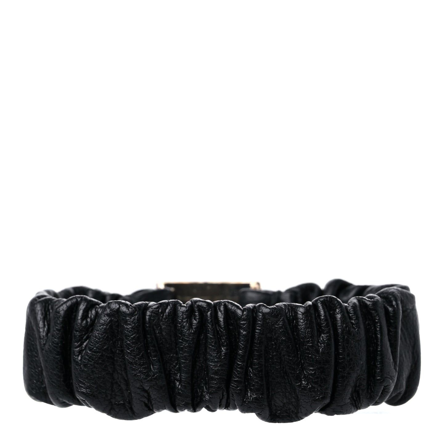 Lambskin CC Bracelet Black