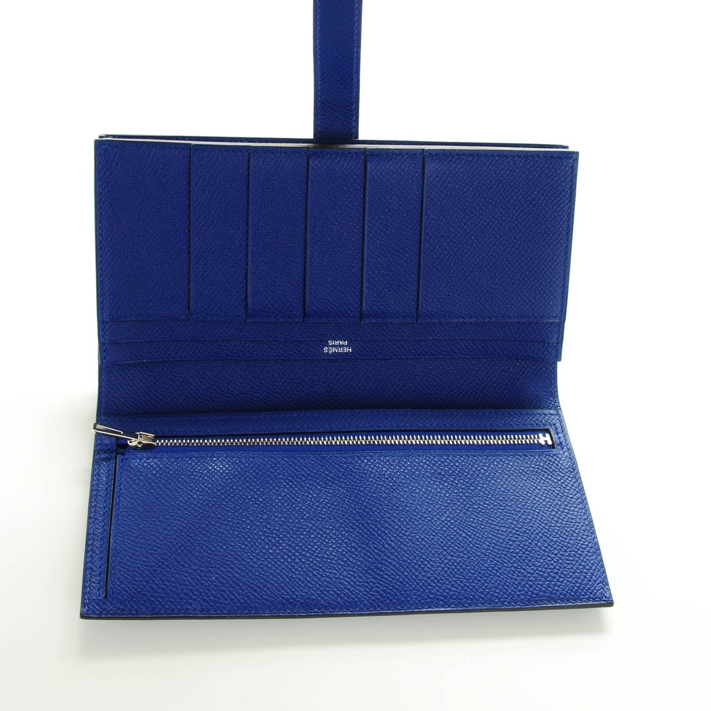 Epsom Bearn Gusset Wallet Bleu Saphir