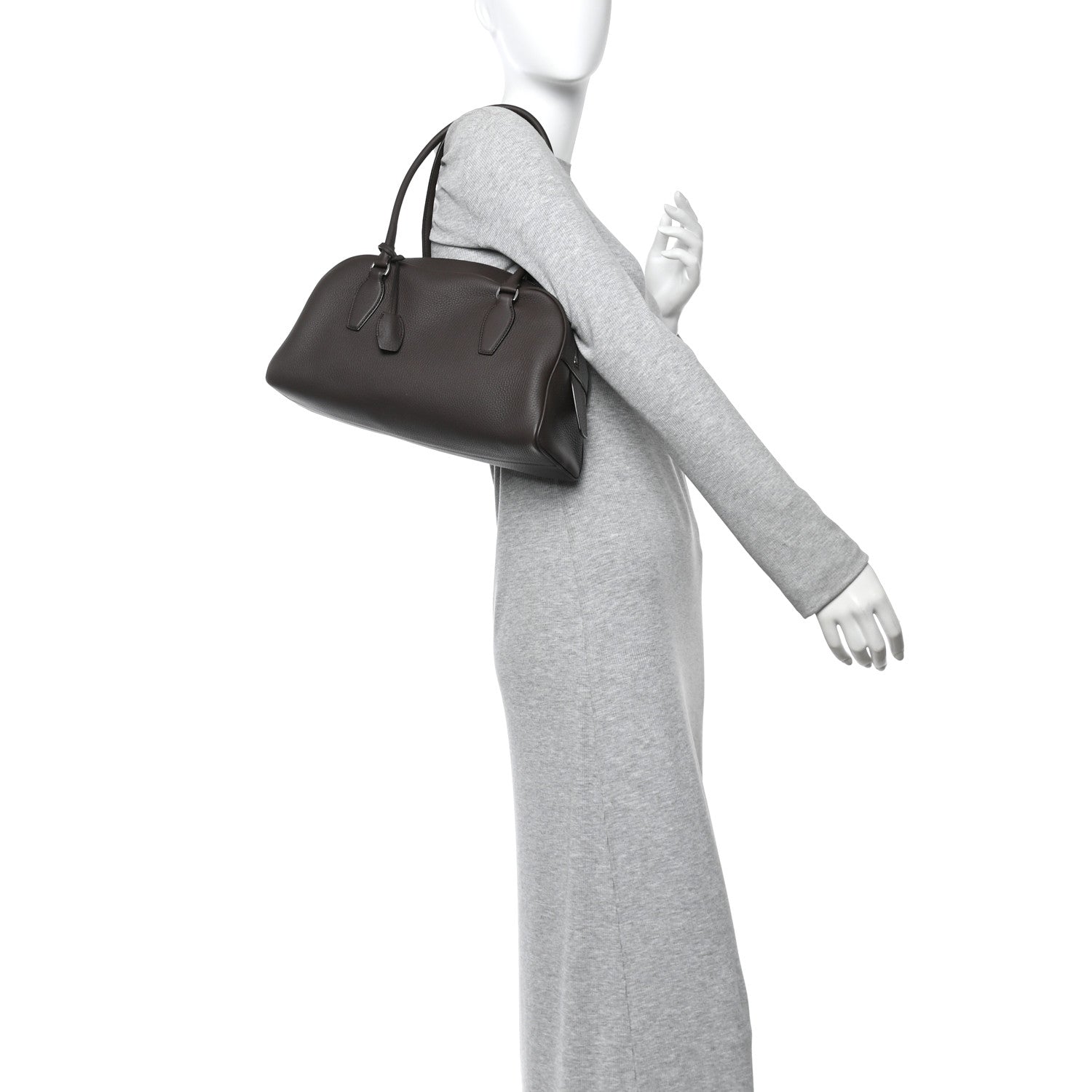 The Row Grained Calfskin EW India Deep Brown 2 of 9