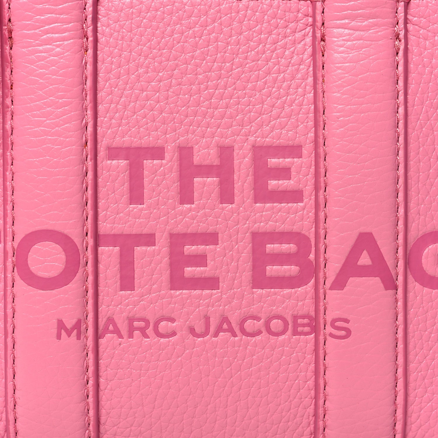 Marc Jacobs Grained Calfskin Small The Tote Bag Candy Pink 7 of 9