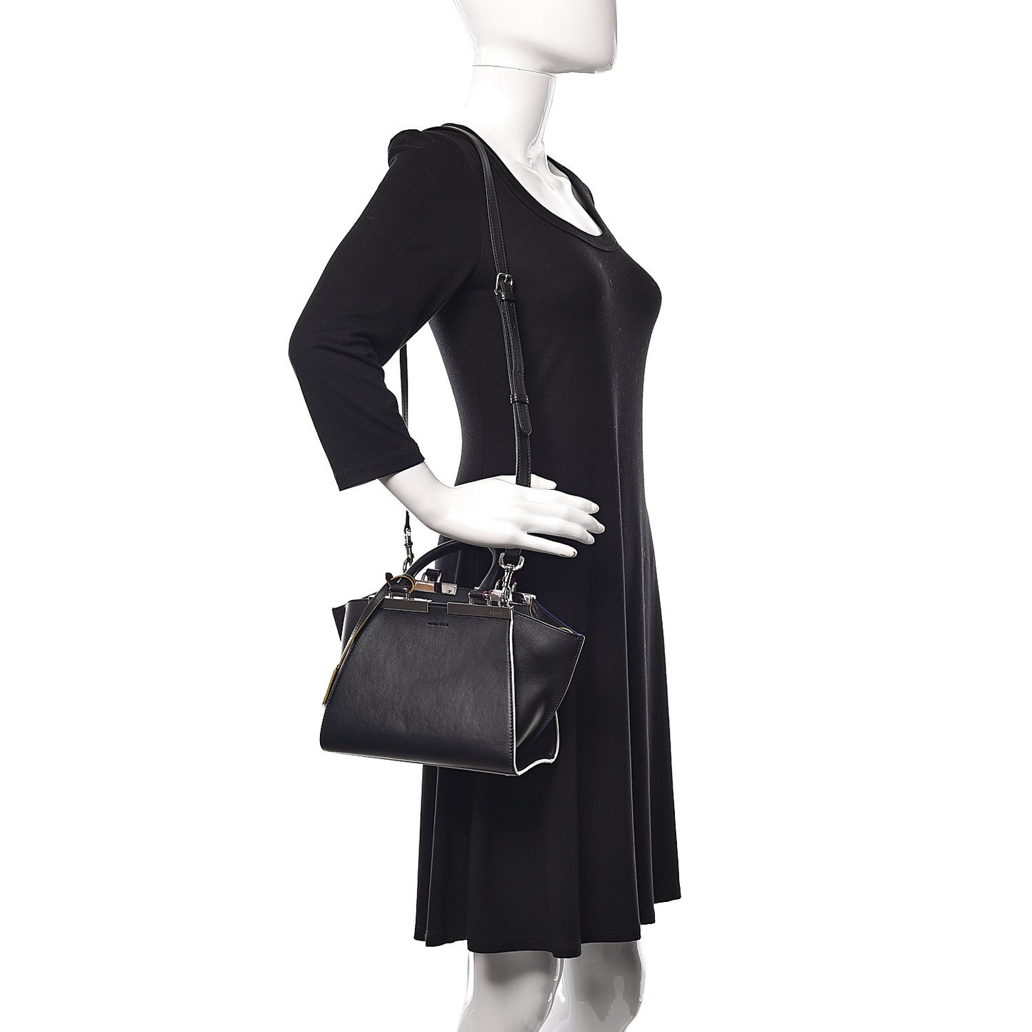 Vitello Dolce Mini 3Jours Tote Black