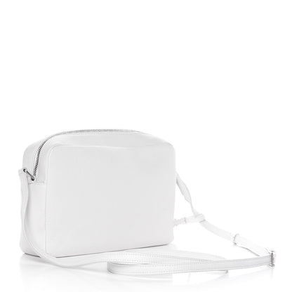Saint Laurent Calfskin Small Lou Camera Bag Icy White 3 of 10