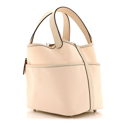 Hermes Toile Goeland Swift Cargo Picotin Lock 18 Nata 3 of 10