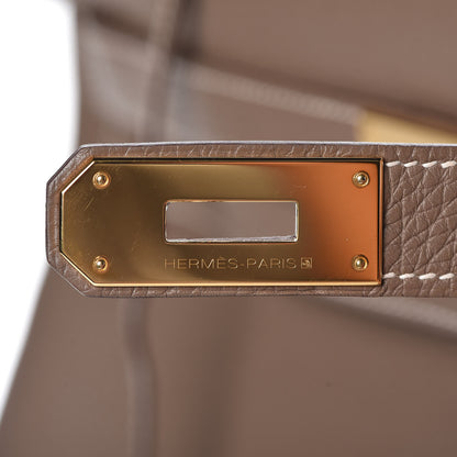 Hermes Togo Kelly Retourne 40 Etoupe 20 of 34