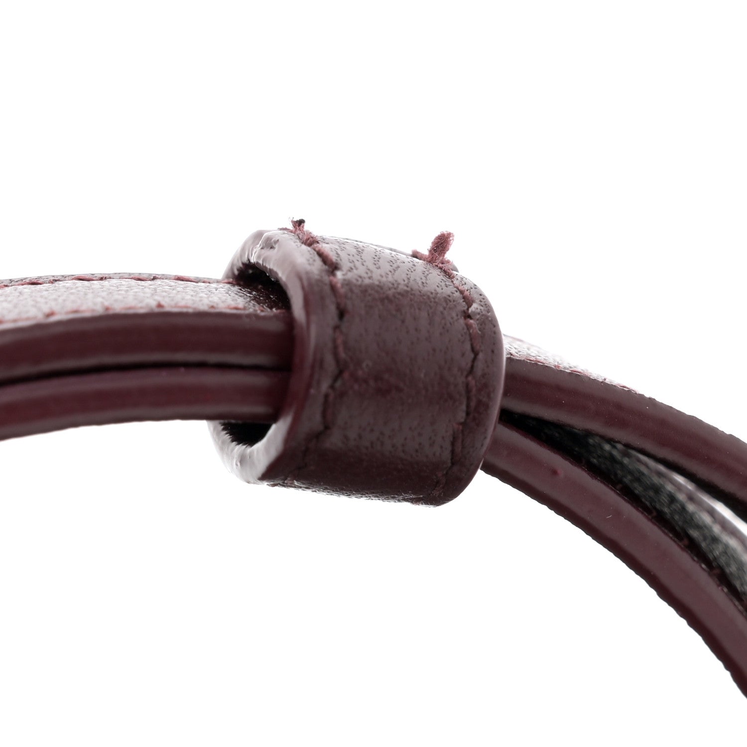 Saint Laurent Lambskin Quilted Gaby Zipped Pouch Rouge Cabernet 12 of 12