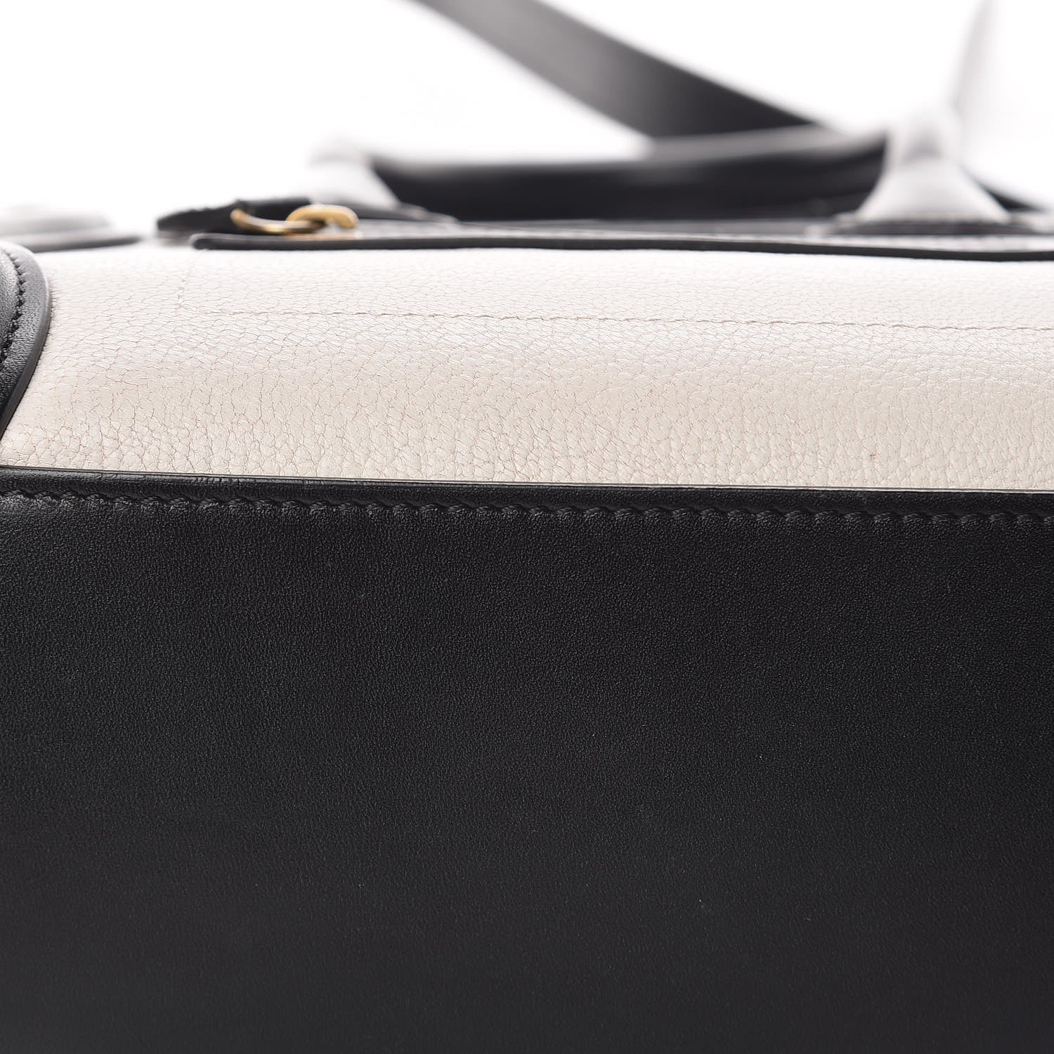 Celine Goatskin Smooth Calfskin Nano Tri-Color Luggage White 10 of 10