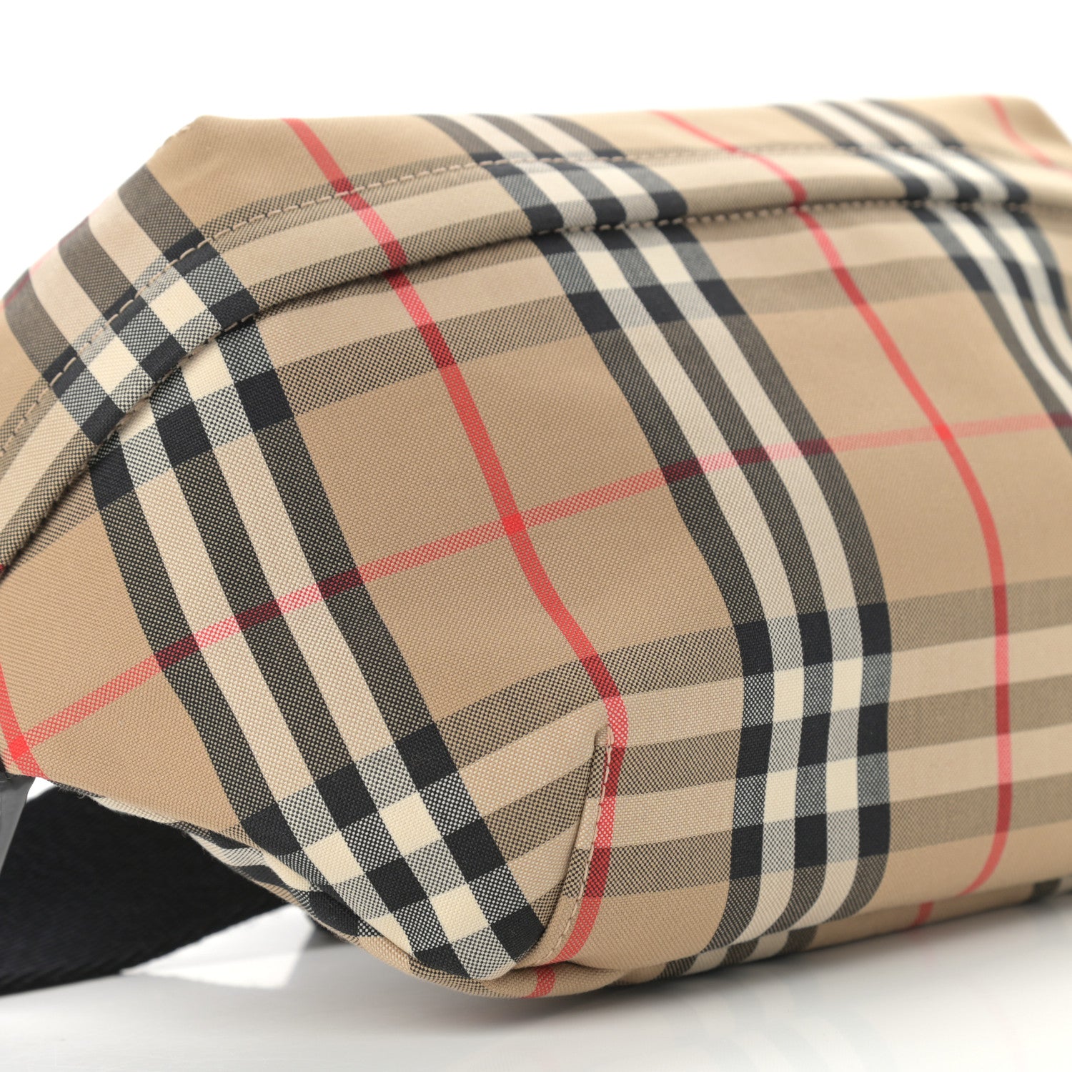 Burberry Nylon Vintage Check Medium Sonny Bum Bag Archive Beige Black 10 of 12
