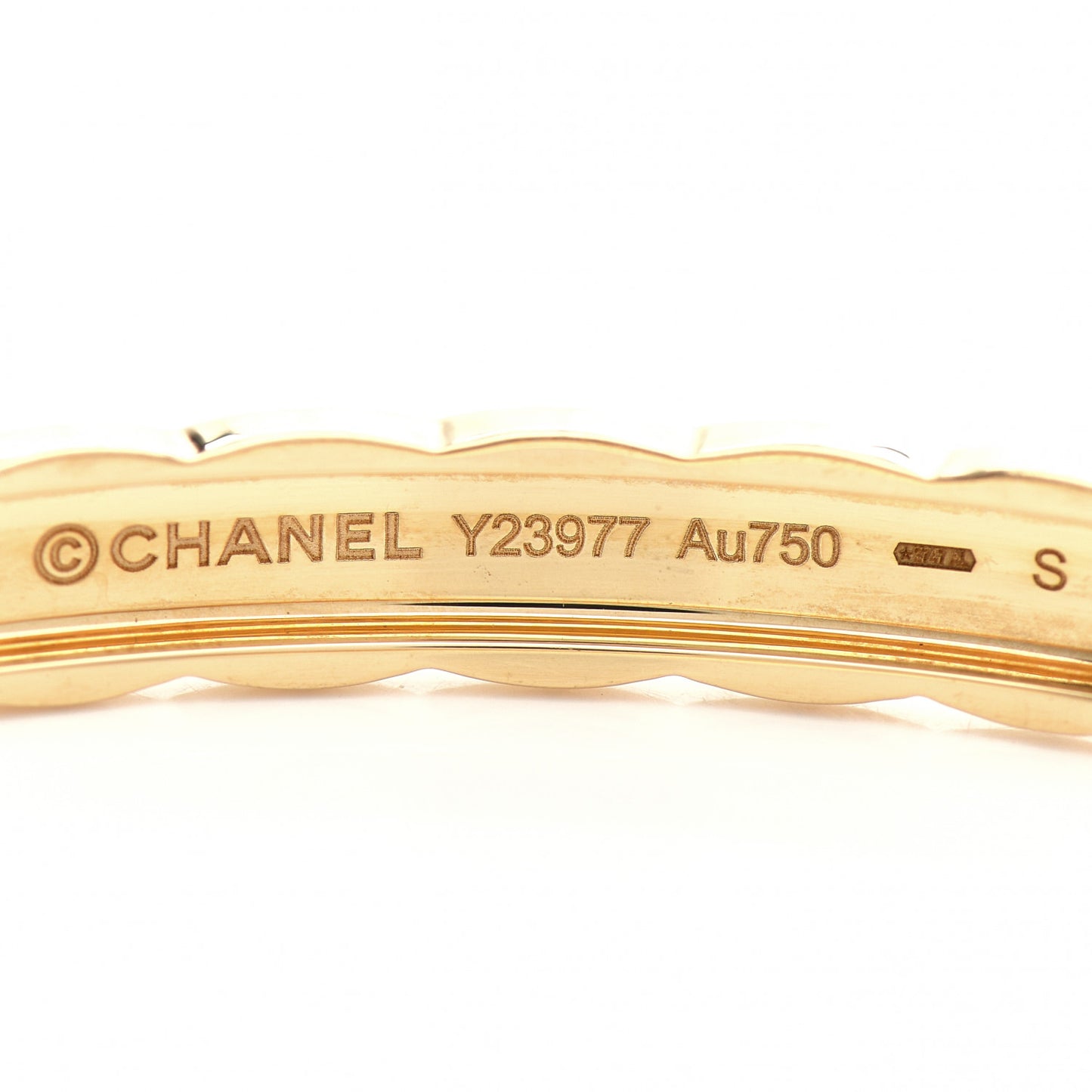 18K Yellow Gold Diamond Coco Crush Bracelet S