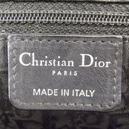 Christian Dior Lambskin Cannage Stitched Hobo Black 10 of 11