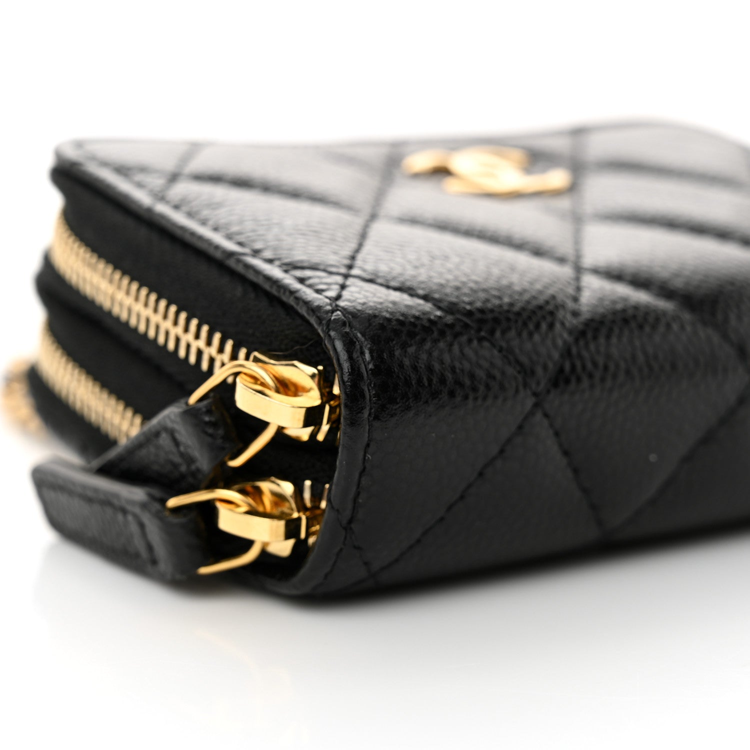 Chanel Caviar Quilted Miss Coco Clutch With Chain Bag Black 9 of 11