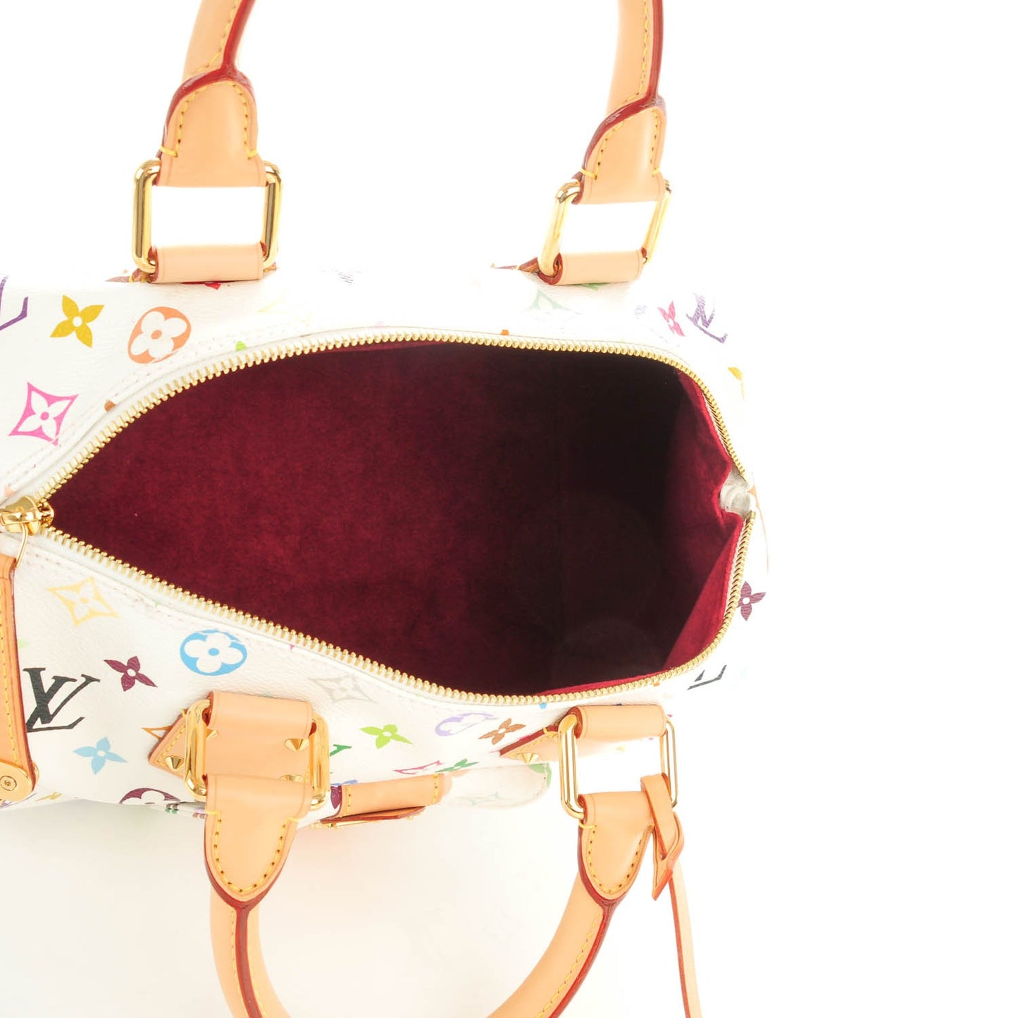 Monogram Multicolor Speedy 30 White