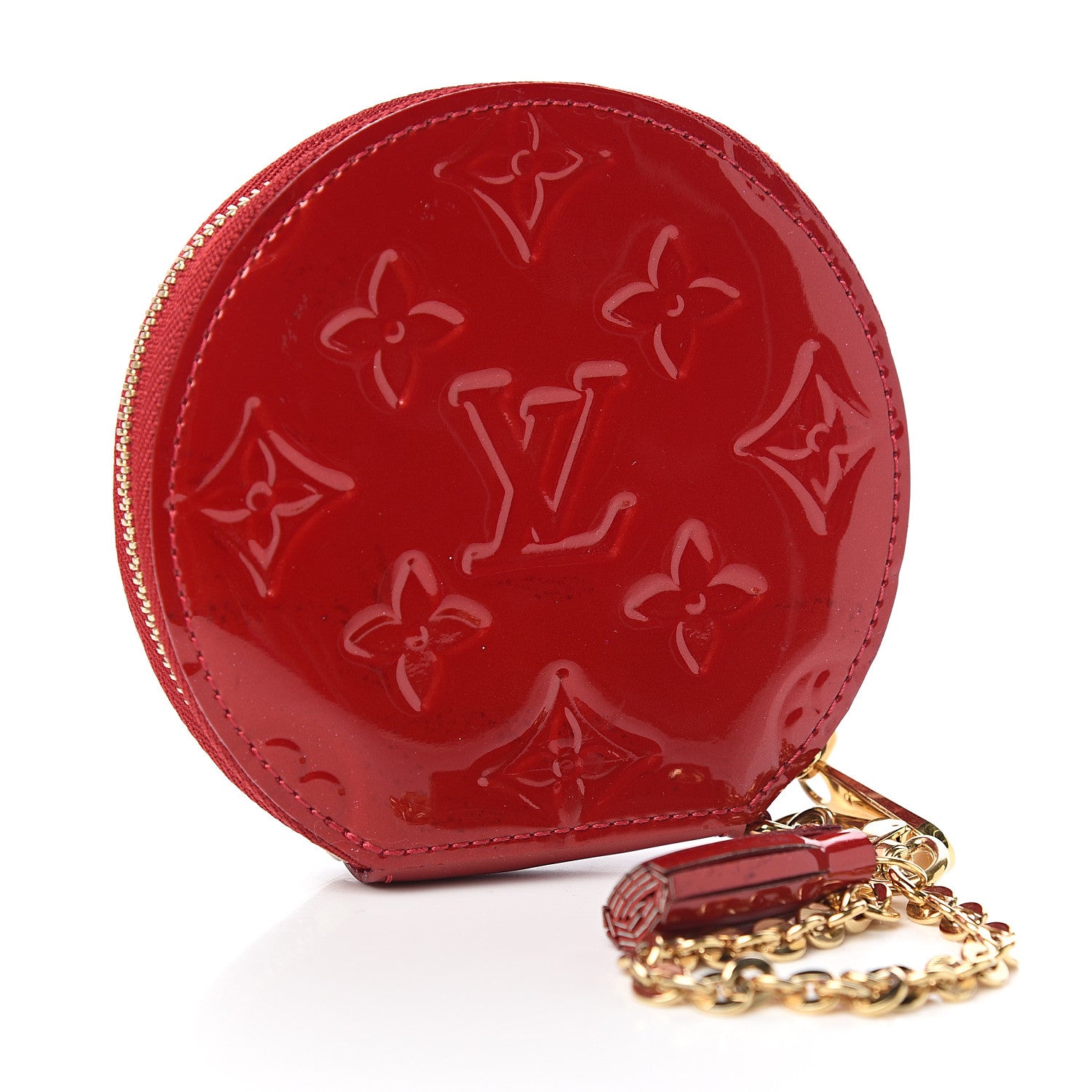 Louis Vuitton Vernis Animania Lapin Bunny Round Coin Purse Pomme D'Amour 2 of 5