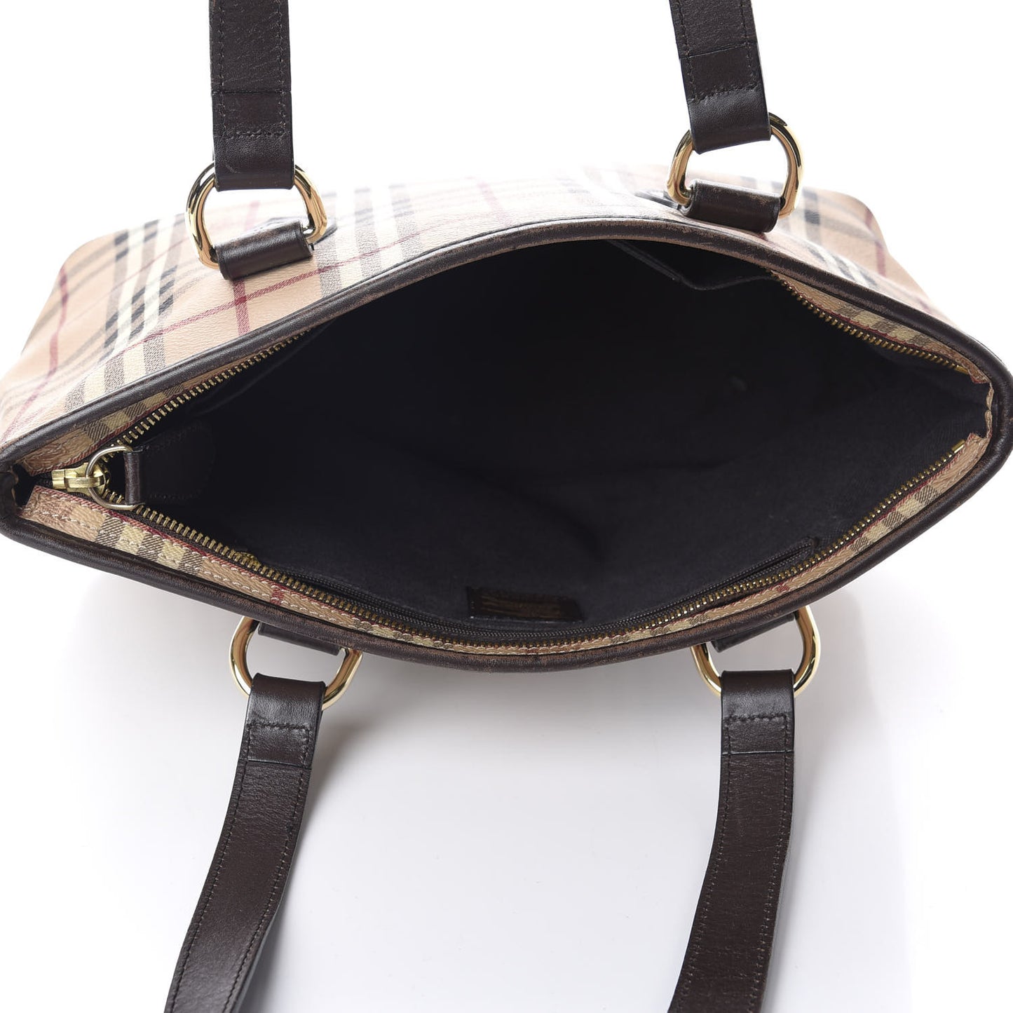 Haymarket Check Medium Regent Tote Chocolate