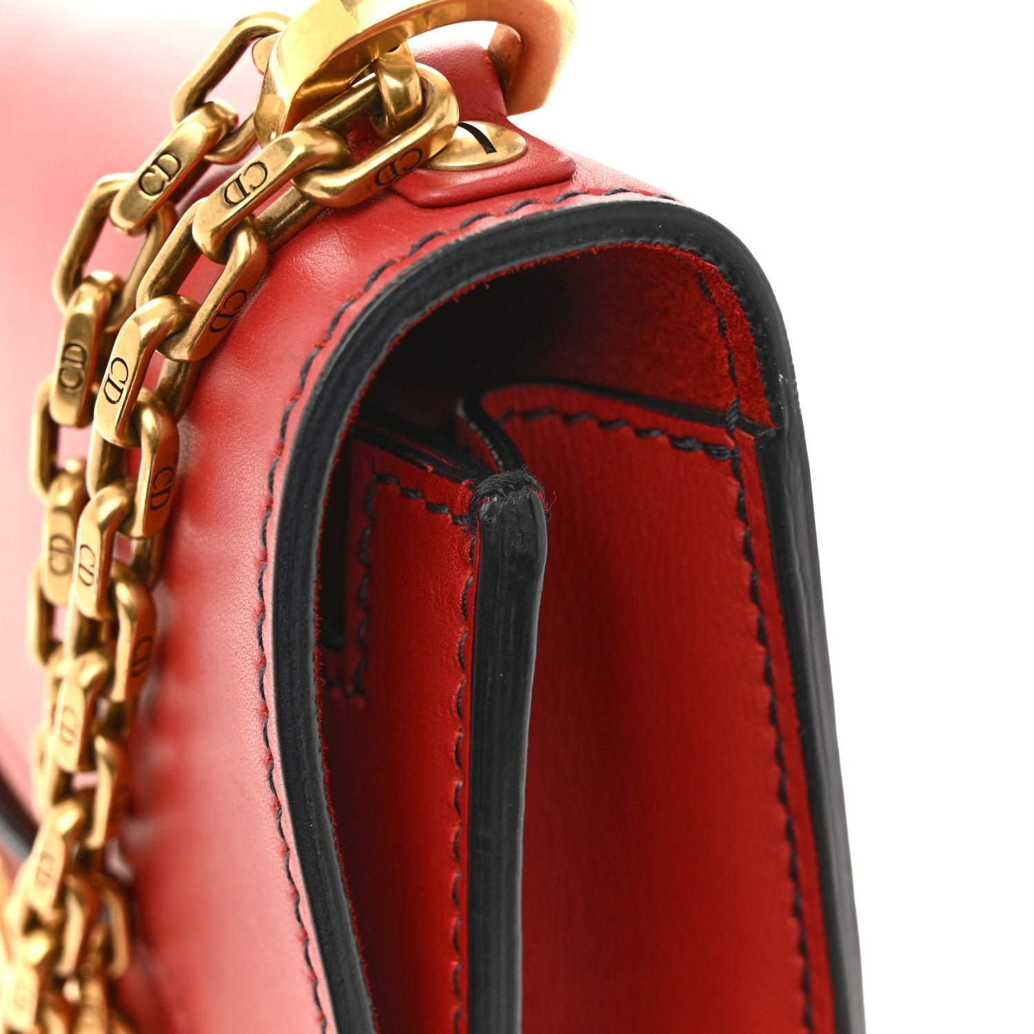 Christian Dior Calfskin J'Adior Chain Flap Bag Red 14 of 15
