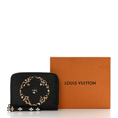 Louis Vuitton Monogram Giant Jungle Zippy Coin Purse Black 8 of 8